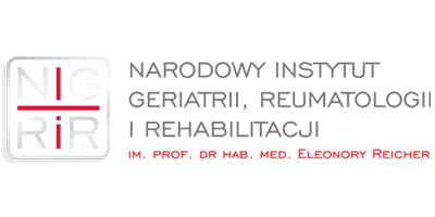 Narodowy Instytut Geriatrii Reumatologii i Rehabilitacji Logo Narodowy Instytut Geriatrii Reumatologii i Rehabilitacji Logo